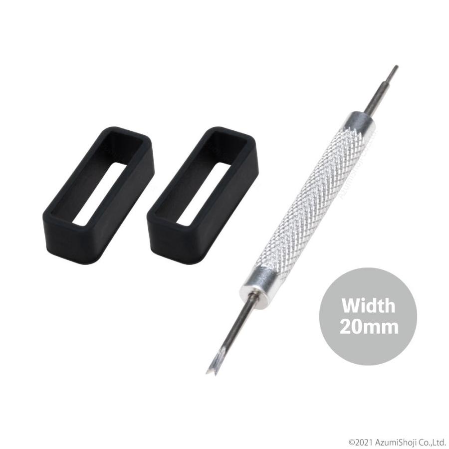 送料無料 激安 お買い得 キ゛フト 腕時計ベルトループ 2個 22mm ブラック 黒 シリコン ラバー 修理 交換 腕時計ベルトループ 2個 22mm ブラック 黒 シリコン ラバー 修理 交換