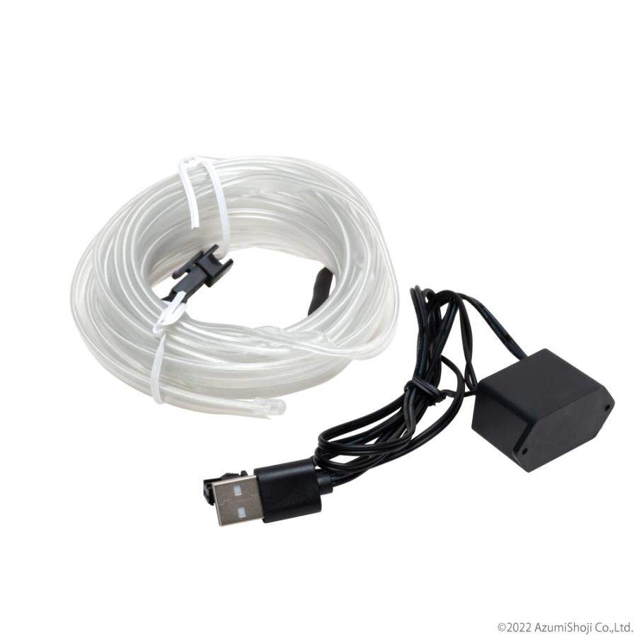 ELワイヤー USB式 5m LED有機ELワイヤーネオン 防水 5m