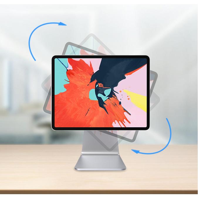 磁気 タブレットスタンド ipad スタンド タブレットホルダー 縦型