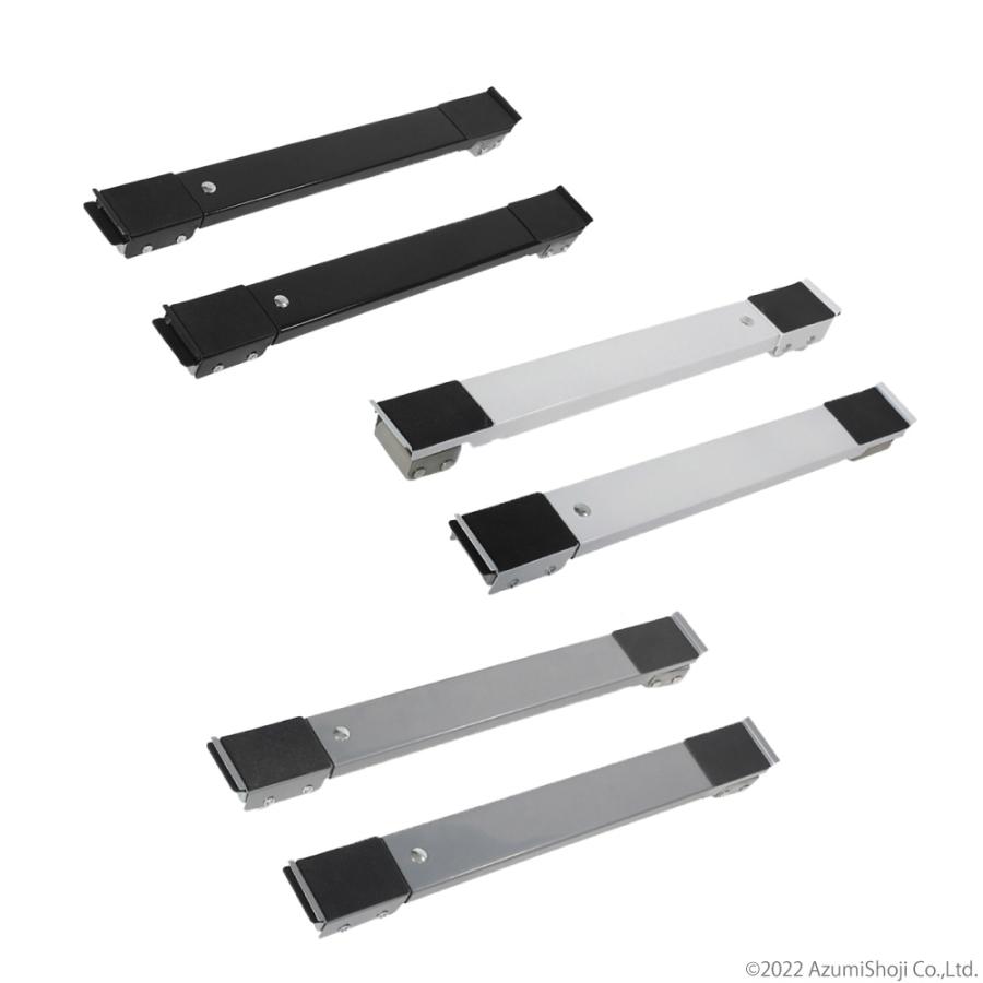 組み立て式冷蔵庫置き台 2個セット キャスター付き かさ上げ用 底上げ