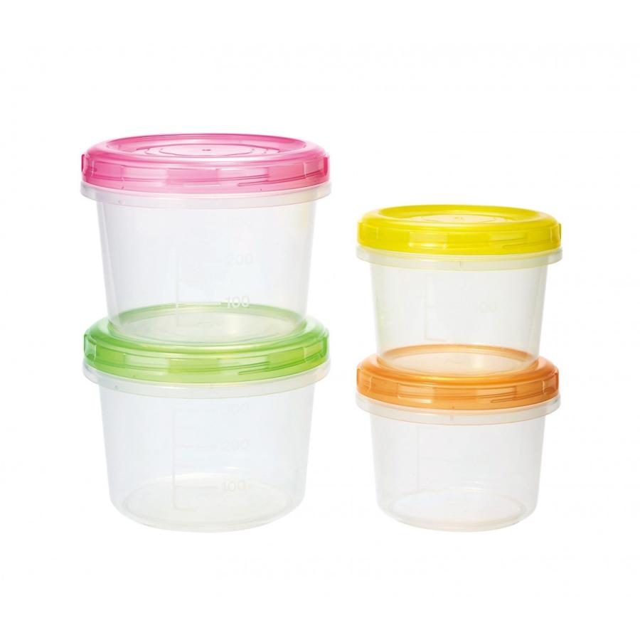 保存パック 保存容器 4個セット 安心の日本製 国産 スピンロック式