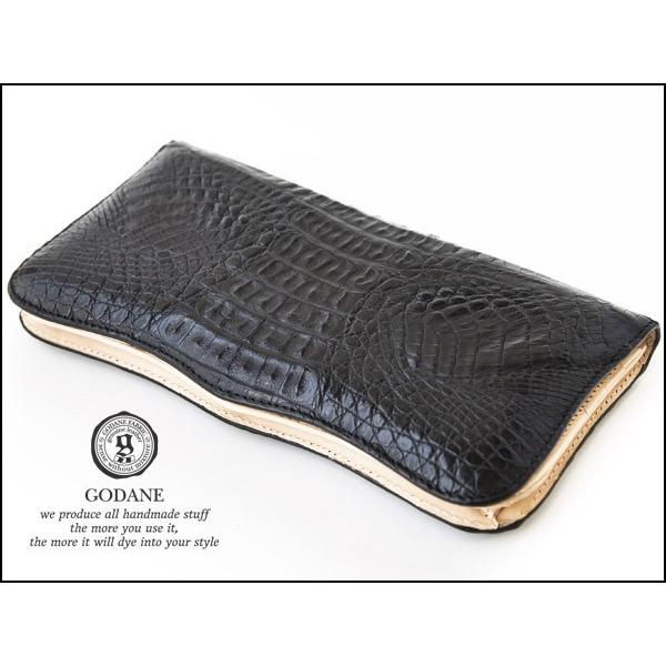 GODANE ゴダン カイマン クロコダイル革 長財布 SPCW8001sd/na  