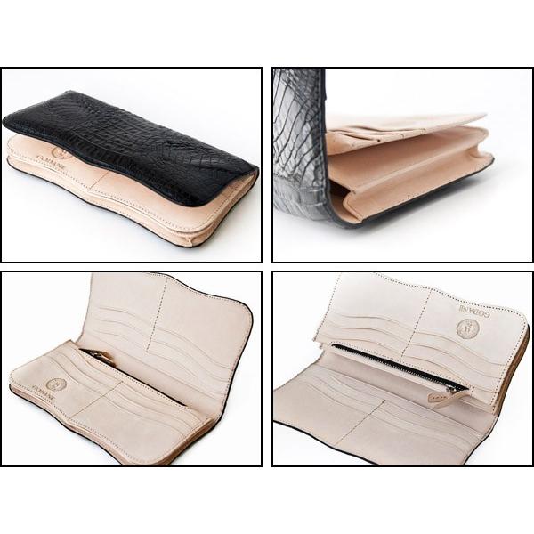 GODANE ゴダン カイマン クロコダイル革 長財布 SPCW8001sd/na  