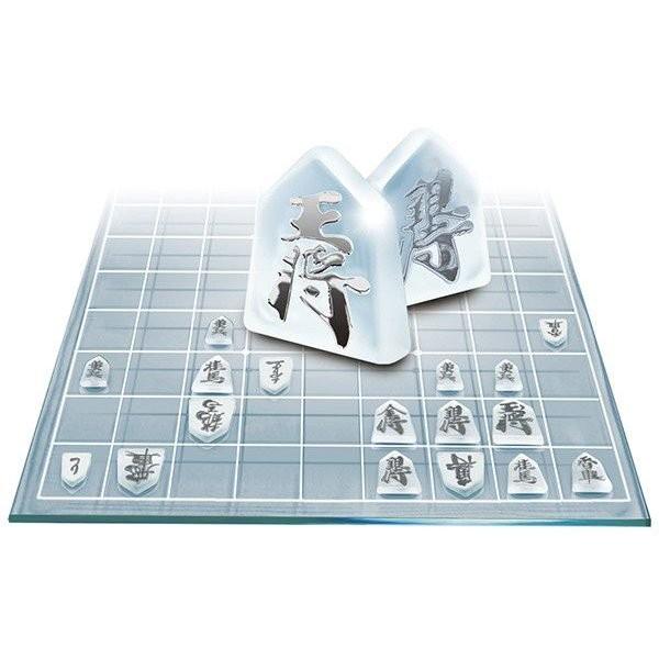 アウトレット クリスタル将棋セット ゴールド 将棋盤 将棋駒