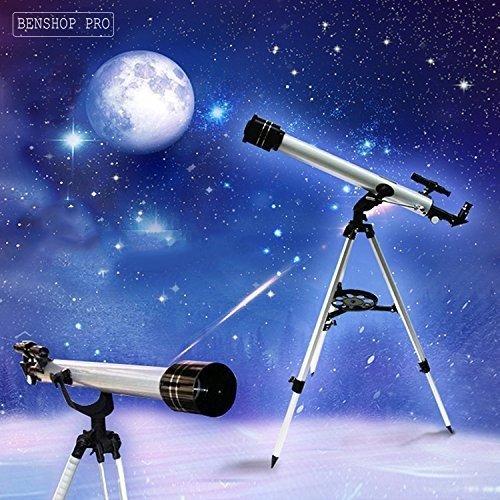 初心者 望遠鏡 525倍 シングルチューブ 天体望遠鏡 60700 屈折望遠鏡