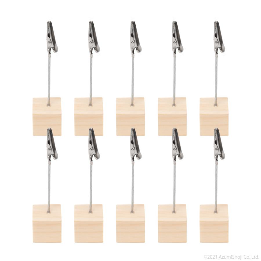 メモスタンド カードスタンド 原木色 10個セット クリップ 木製 おしゃれ 可愛い ポップ立て メモクリップ メモスタンド メモホルダー 写真クリップ ギフト百貨のzumi 通販 Paypayモール