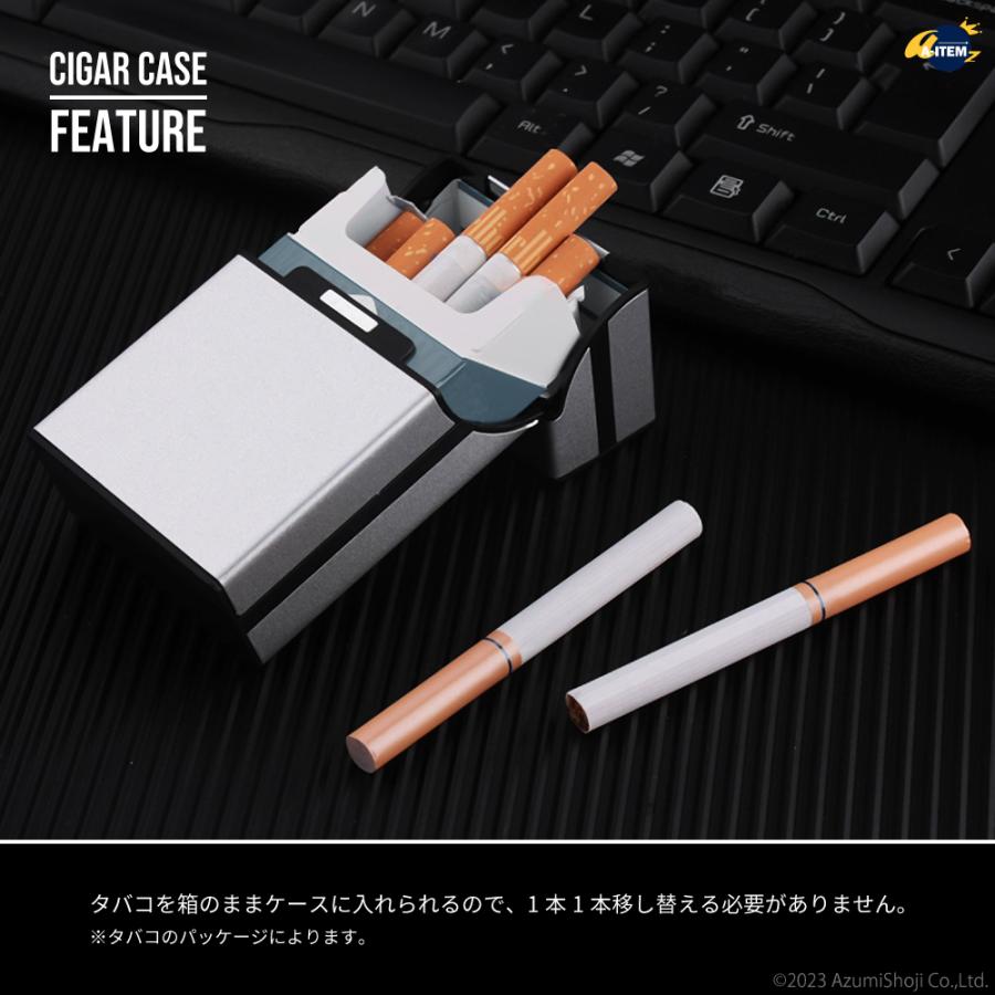 シガーケース シルバー 銀 シガレットケース メタリック タバコ シガーケース シルバー 銀 シガレットケース メタリック タバコ
