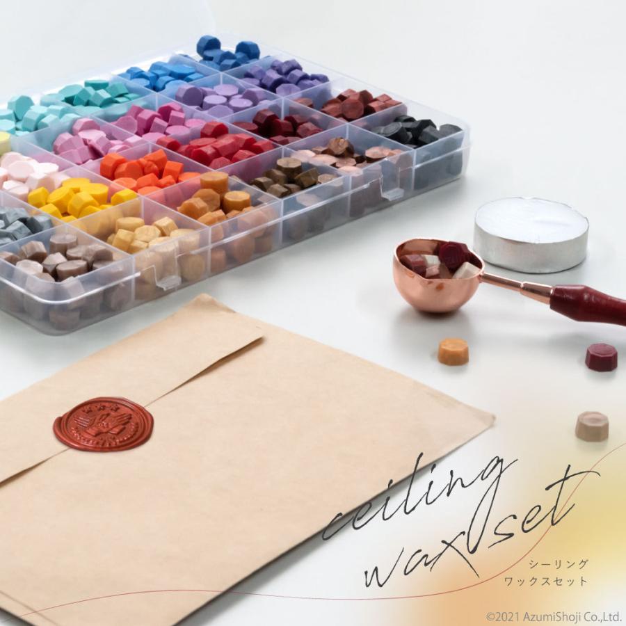 シーリングワックス スターターセット ワックス24色 スプーン ロウソクセット 資材 素材 アクセサリー パーツ 材料 ハンドメイド 手芸 ギフト百貨のzumi 通販 Paypayモール