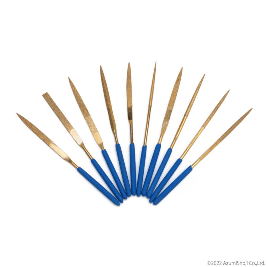 金属ヤスリ 10種セット クラフト 木工 鉄工 ガラス セラミック用 金