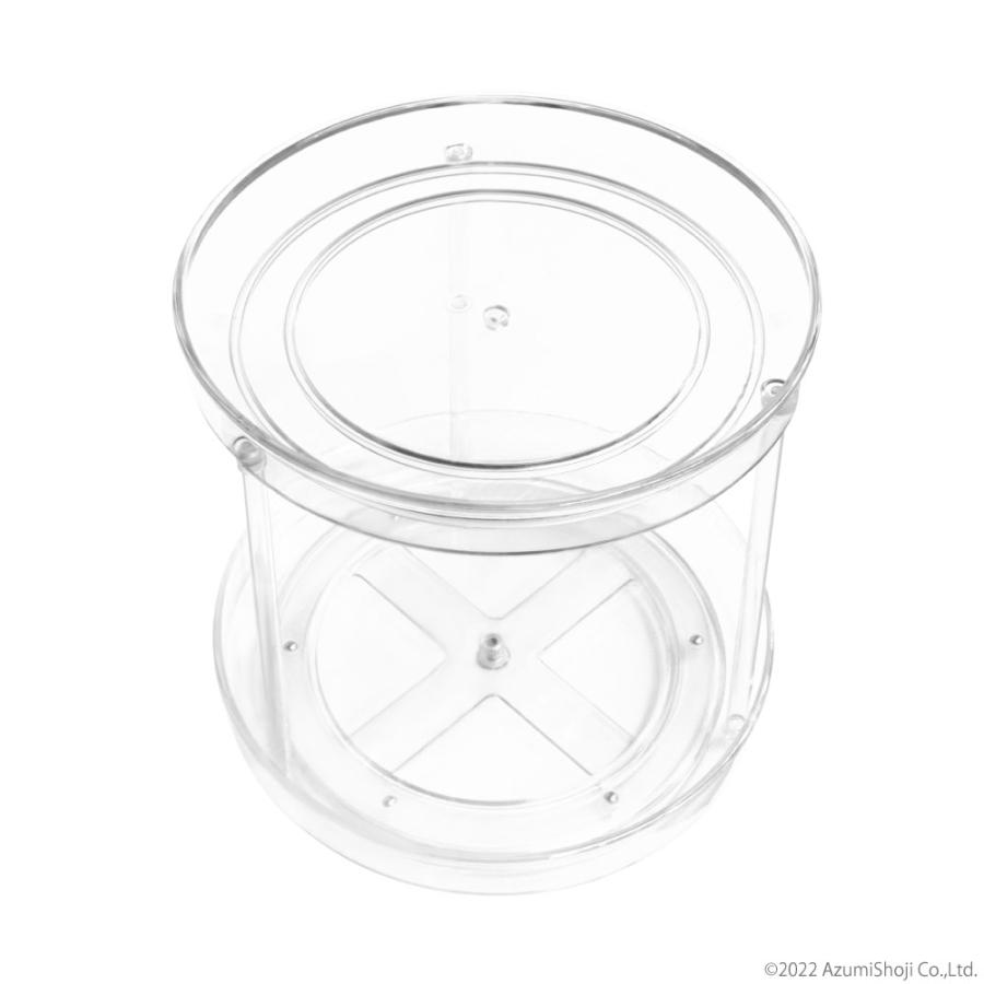 回転盤 回転トレイ 直径約26 cm 回転台 360度回転 小型 丸型 薄型 回転式調味料収納トレイ 360度 スパイスラック 調味料ラック 回転台