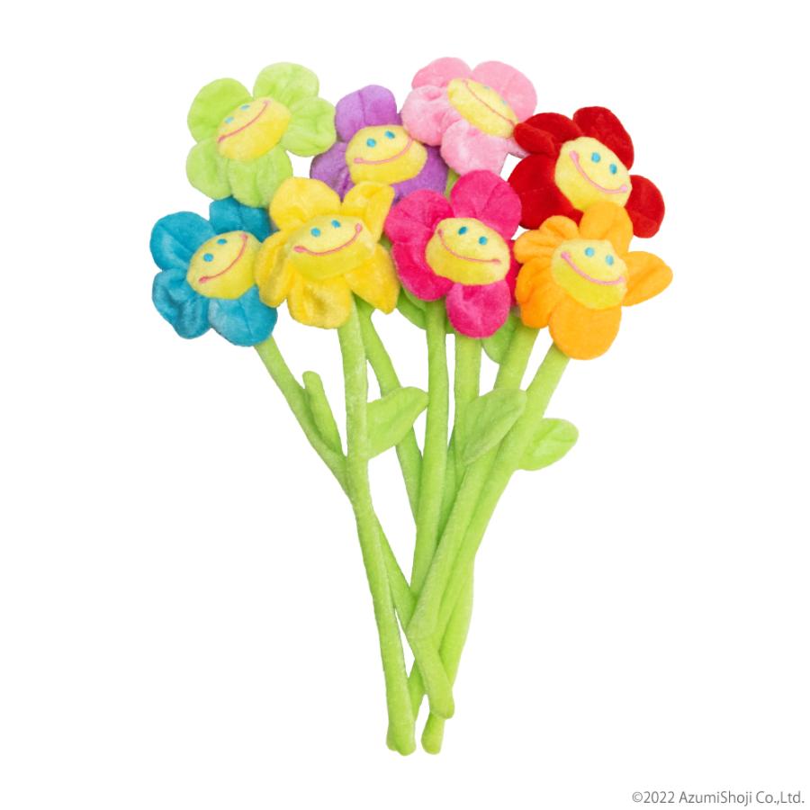 スマイルフラワー 8本セット ぬいぐるみの花束 ぬいぐるみ ぬいたば プレゼント お祝い ブーケ 枯れない花 造花 贈り物 A-ITEM エーアイテム  : azal2202e8 : ギフト百貨のzumi - 通販 - Yahoo!ショッピング