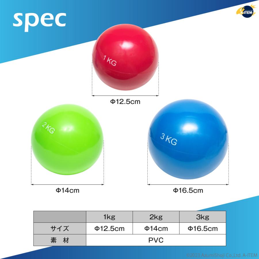 メディシンボール 3kg 1kg 2kg ソフト ウェイトボール 体幹