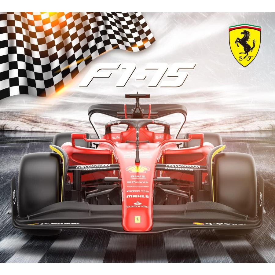 1/18 スケール 公式ライセンス ラジコン Ferrari F1 75 レッド