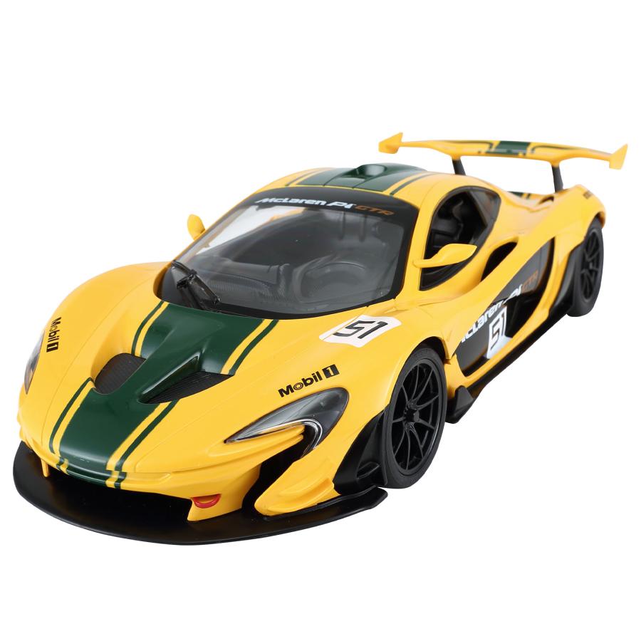 z*s様 McLaren P1 GTR 1/14 イエロー/グリーン 1/14 スケール 公式ライセンス ラジコン McLaren P1 GTR イエロー