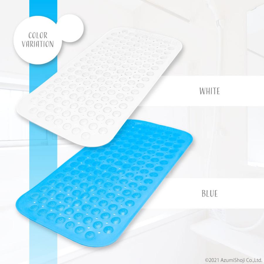 浴槽マット 浴室マット お風呂マット 浴室内 滑り止め バスマット 介護 転倒防止 大判 赤ちゃん 子供 浴槽用 洗い場 吸盤 吸着 抗菌 防カビ 高齢 36×70cm | ブランド登録なし | 05