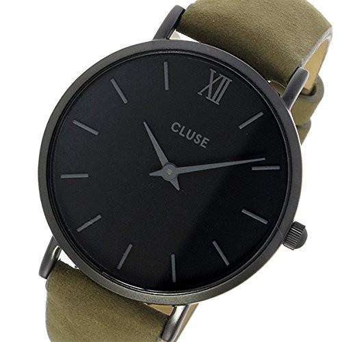 クルース 腕時計 レディース CLUSE CL30007 フルブラック オリーブグリーン ラ・ボエーム レザー 33mm レザーベルト ウォッチ ブランド おしゃれ シンプル｜zumi