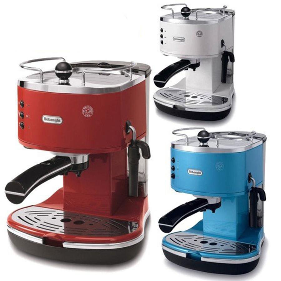 DeLonghi デロンギ ECO310W ECO310B ECO310R ICONA アイコナ エスプレッソ・カプチーノメーカー ホワイト