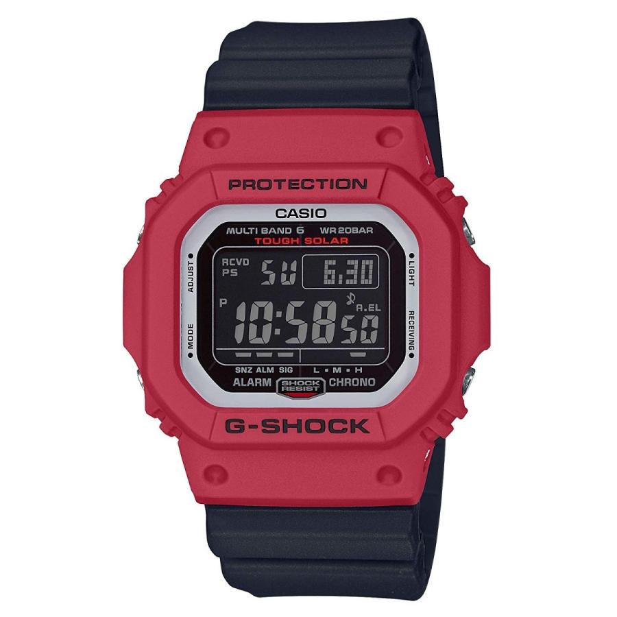 送料無料 カシオ G-SHOCK GW-M5610RB-4 ジーショック ブラック レッド 電波ソーラー CASIO Gショック｜zumi