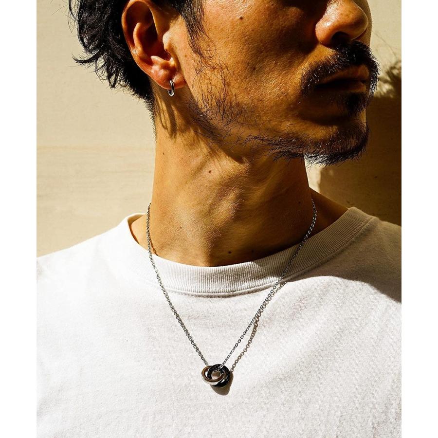 ライオンハート ステンレス ラージダブルリングネックレス ブラック 04n135sm Lion Heart ネックレス メンズ ブランド ギフト 誕生日 プレゼント ギフト百貨のzumi 通販 Paypayモール