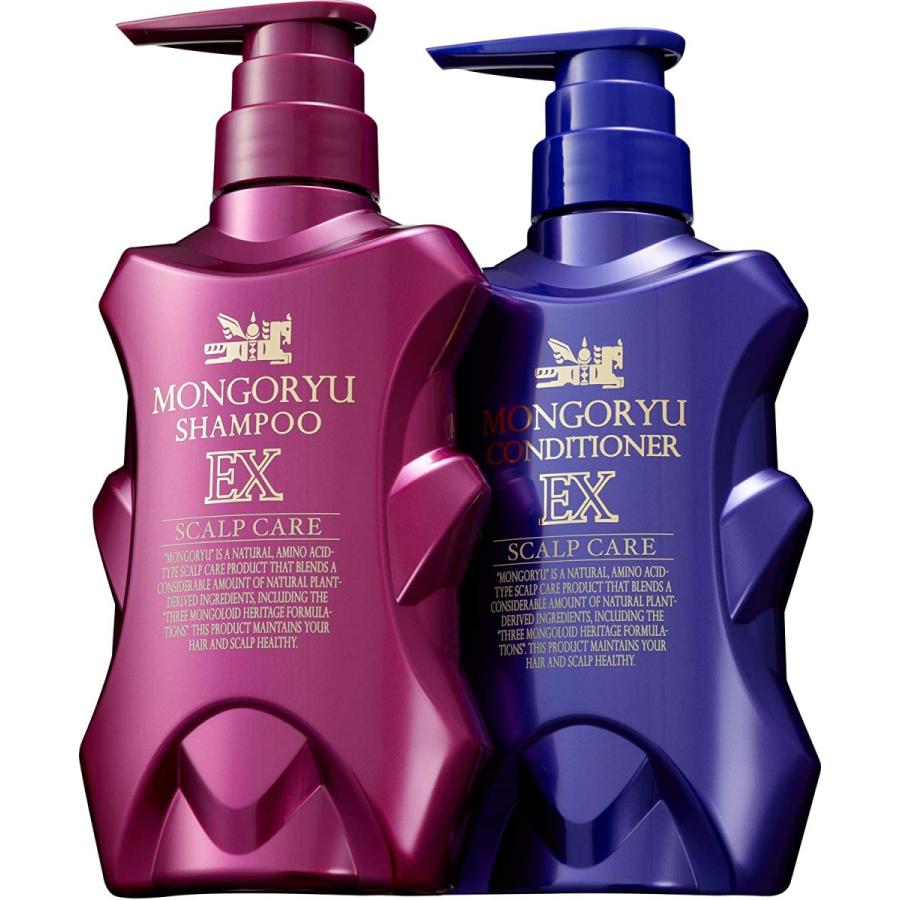 モンゴ流 シャンプー コンディショナー Ex スカルプ 育毛 メンズ 男性 頭皮 大容量 350ml ノンシリコン 正規激安