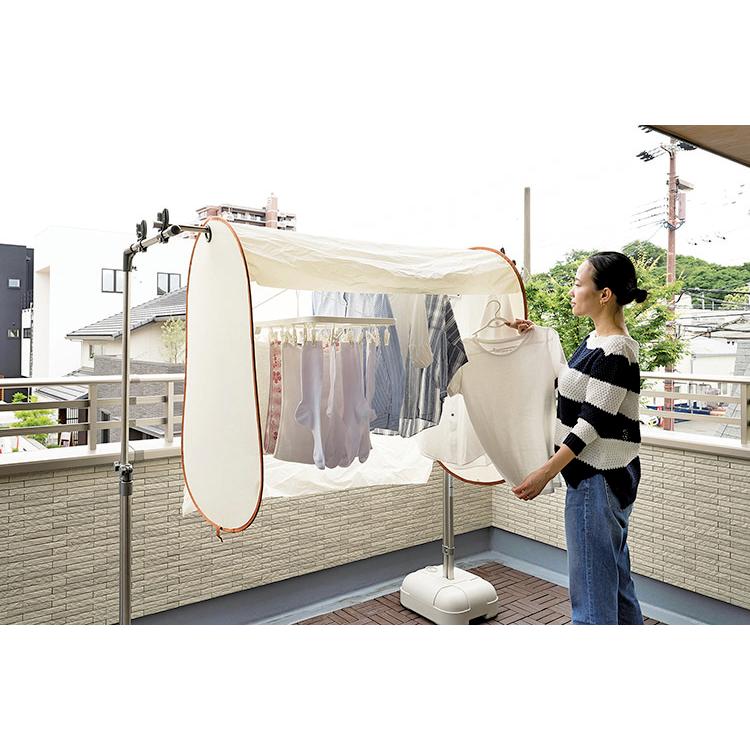 624円 毎日がバーゲンセール 洗濯日和ネクスト 洗濯物雨よけカバー 花粉対策 黄砂 洗濯物目隠し 梅雨対策 洗濯物 雨よけ 雨天 雨 花粉 目隠し ほこり ワイドサイズ 濡れない ベランダ