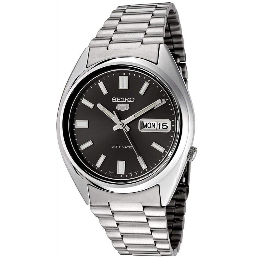 SEIKO 送料無料 腕時計 SNXS79K 自動巻き セイコー5 シルバー ブラック 