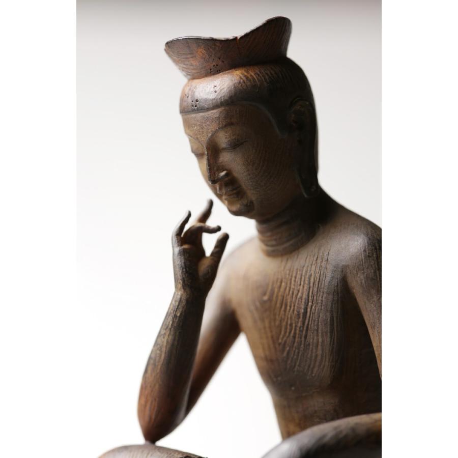 イスム イsム Tanacocoro 掌 弥勒菩薩 みろくぼさつ 仏像 たなこころ 信仰 雑貨 たなごころ 仏教 送料込 インテリア 宗教 フィギュア 半跏思惟像 置物 飛鳥仏