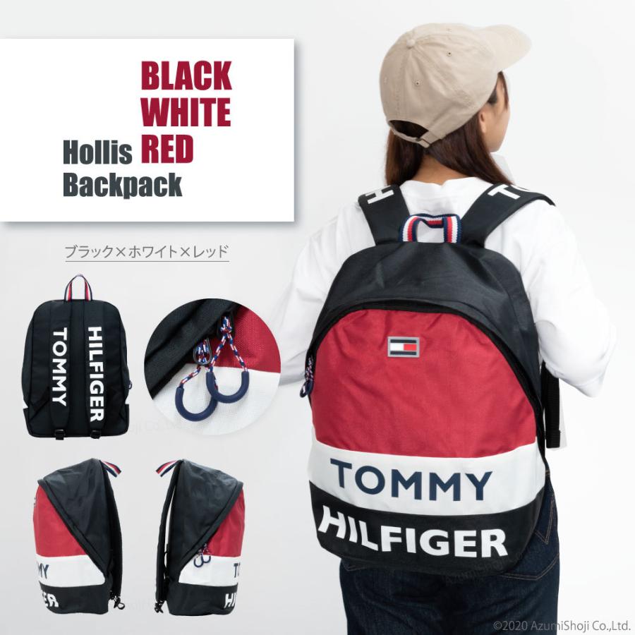 ▼トミーヒルフィガー TOMMY HILFIGER TC980AE9 リュックサック リュック バックパック メンズ レディース レッド ブラック ネイビー おしゃれ バック 通学｜zumi｜06