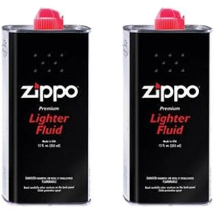 ZIPPO 大缶 2本セット オイル 355ml オイルタンク ジッポーライター用 純正 ジッポーオイル 専用 ジッポ社製純正オイル 送料無料 予備 プレゼント 父の日（Yahoo!・ギフト百貨のzumi）