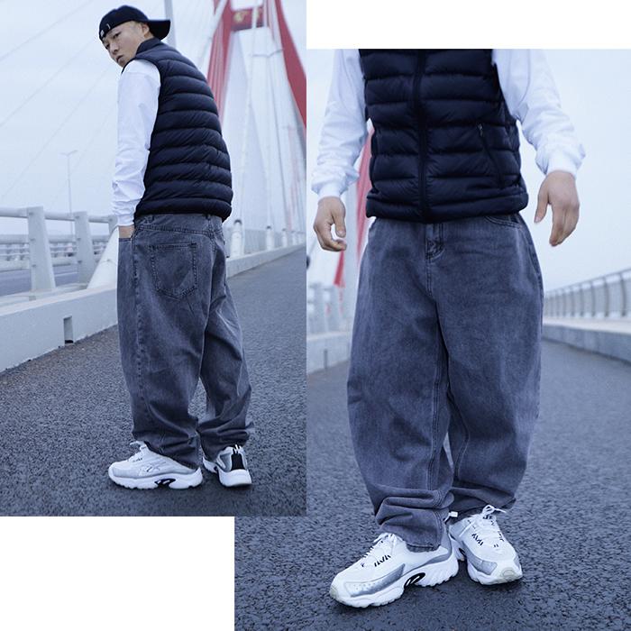 極太デニム 新色 クラシック B系 男女 ジーンズ ストリート バギー ルーズフィット Hip メンズ ダンス Old School 90s アメカジ系 ゆったり 黒 代 30代 40代 Tu Zuminami 通販 Yahoo ショッピング