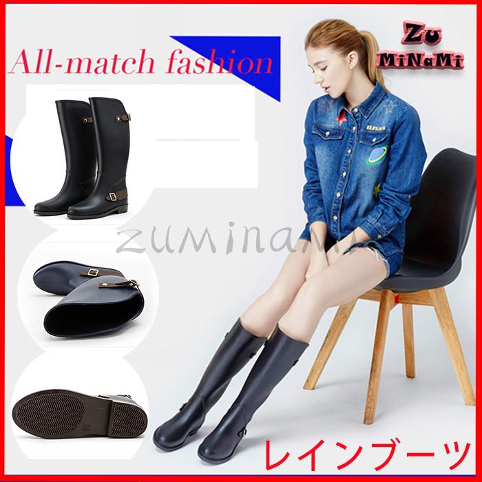 楽天市場 レインブーツ 長靴 レインシューズ レディース ロングブーツ ロング 防水 雨靴 おしゃれ 防寒 軽量 アウトドア 激安ブランド Turningheadskennel Com