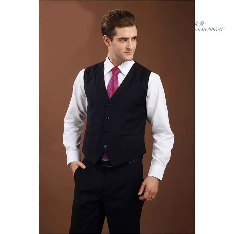 フォーマルベスト メンズ ベスト 黒 結婚式 二次会 ビジネス 飲食店 紳士服 ジレベスト チョッキ スーツベスト ホスト 3色 安い Zun0v Zuminami 通販 Yahoo ショッピング