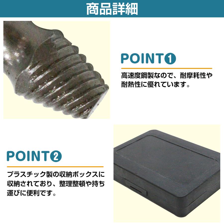 なめた ネジ 外し 4本セット エキストラクター ボルト 逆タップ なめた ネジ 外し 4本セット エキストラクター ボルト 逆タップ