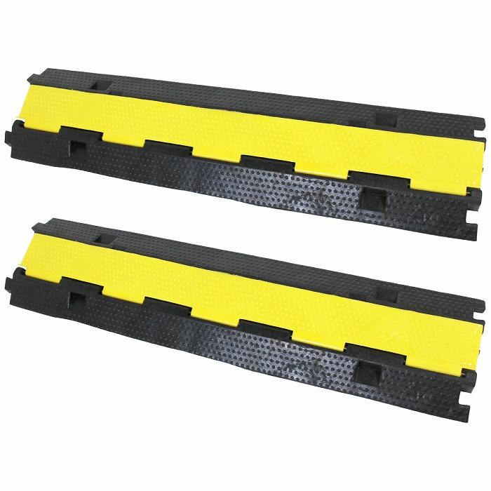ケーブルプロテクター 1m×2本 1セット 2列連結タイプ 配線保護 ケーブルプロテクター 1m×2本 1セット 2列連結タイプ 配線保護
