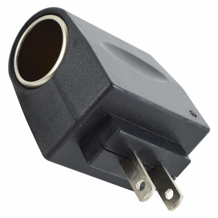 Ac Dc 変換アダプター 家庭用コンセント Ac100v シガーソケット変換 Dc12 500ma出力 12v交換 カー用品 家庭使用可能 税込