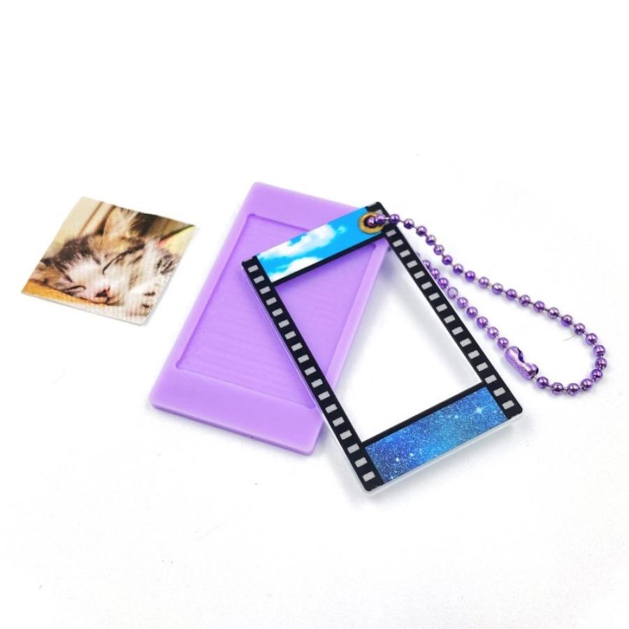 キーホルダー 推し活 写真 プリクラ ケース 持ち歩ける ファンシー