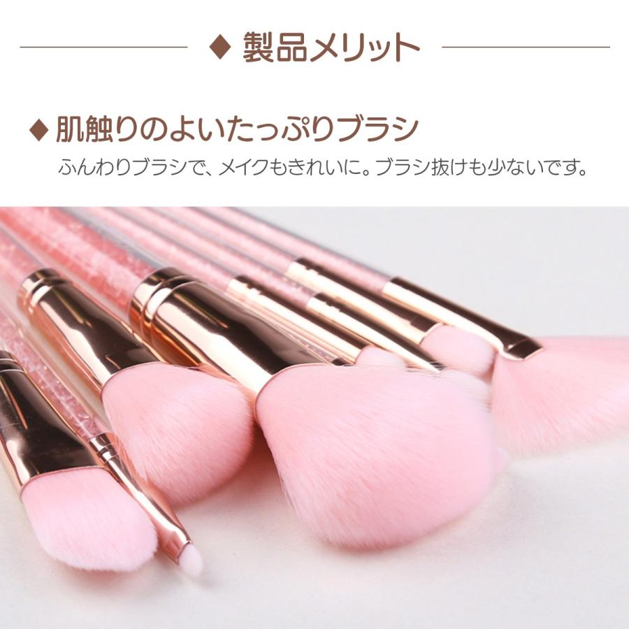 ぽむちゃん メイクブラシ セット コスメ SIXPLUS X MARILYN 10本メイクアップブラシセット｜SIXPLUSの