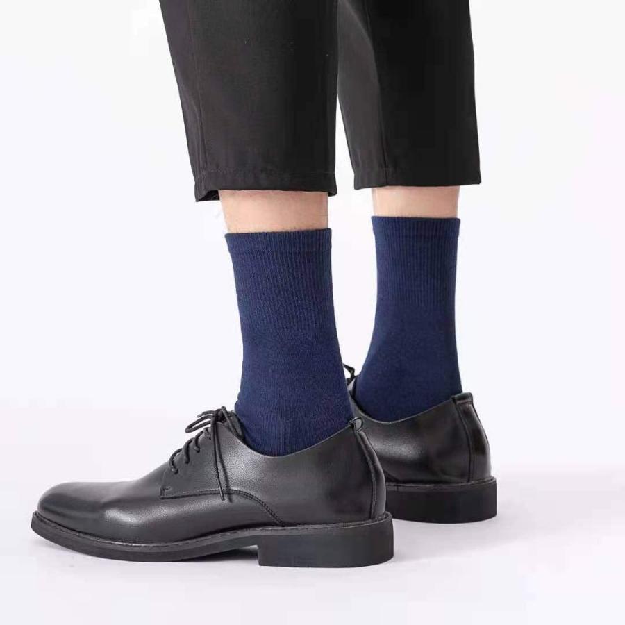 訳ありセール 格安 Miray 靴下 メンズ ビジネス 冬 厚手 防寒 ソックス 暖かい スキーソックス ルームソックス スキー 24 28cm 4足セット 紺色 Wantannas Go Id