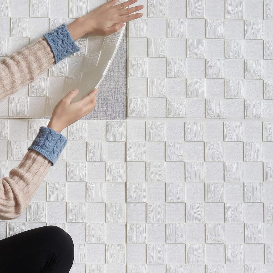 送料無料 Rain Queen クッションシート 壁紙シール 防音シート 防水 壁紙 断熱 クッションブリック 部屋 壁 貼る のり付き おしゃれ 北欧 3d 正規激安 Www Mahlouleh Lanacanal Tv