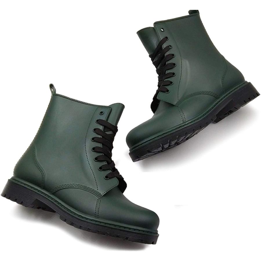 アモジ メンズ レインブーツ レディース レインシューズ ワークブーツ ショットブーツ ワークマン 長靴 雨靴 作業靴 防水 Mt100 グリーン Zutto3650 通販 Yahoo ショッピング