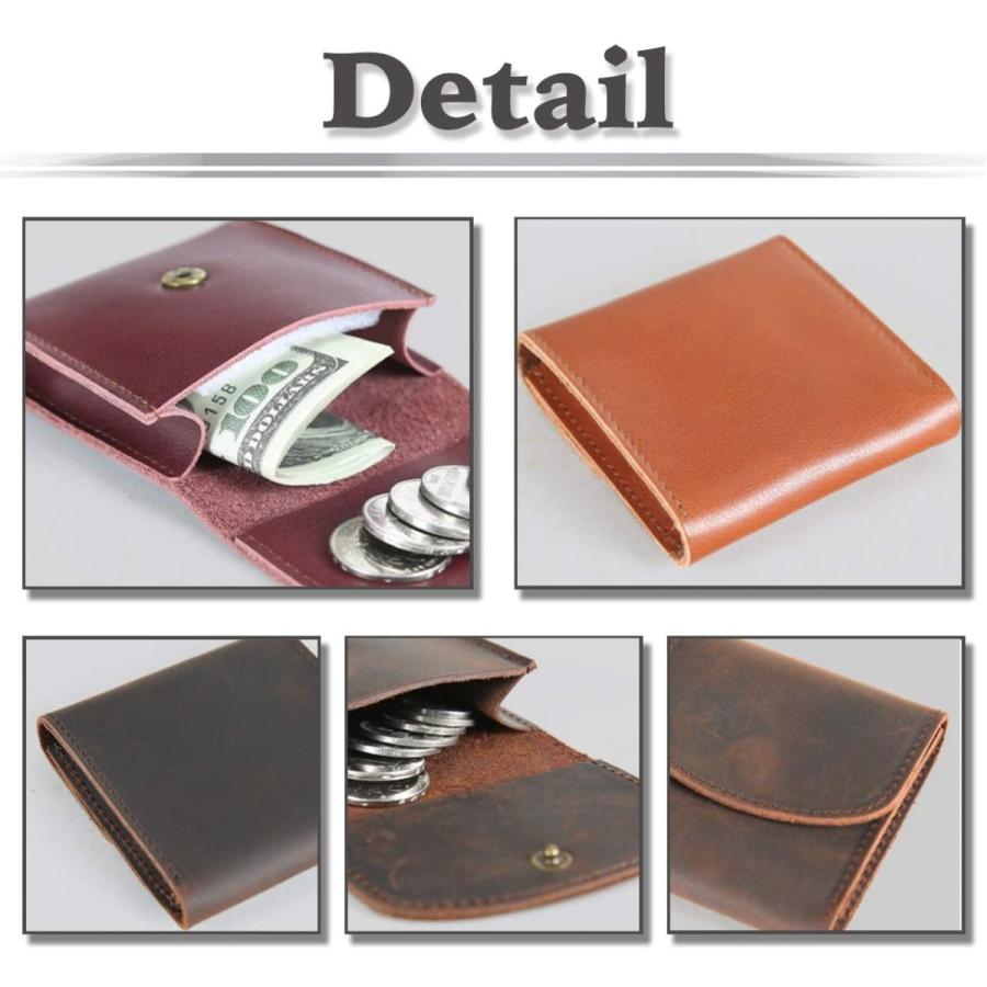 White Fang ホワイトファング 財布 小銭入れ コインケース 本革 牛革 レザー 皮 革 黒 おしゃれ かっこいい Sa003 03 レッ 無料配達