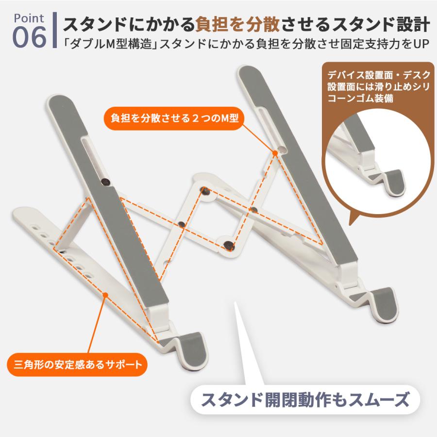 折りたたみ式パソコンスタンド 楽天市場】SuperKois ノートパソコンスタンド スマホスタンド付