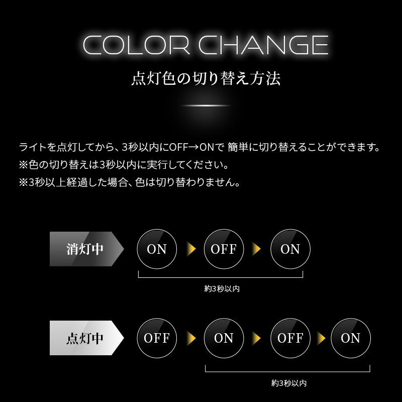 【tatsuya】日本ライティングフォグ ホワイト/イエロー 2年保証】日本ライティング カラーチェンジ 2色切り替えLED