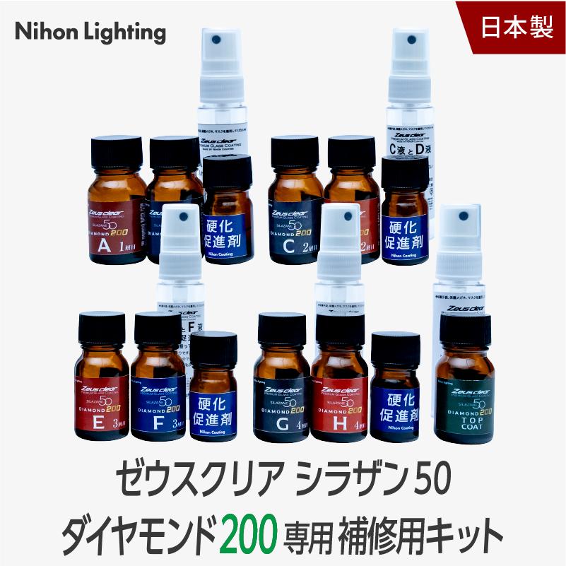 Zeus clear ゼウスクリア シラザン50 ダイヤモンド200 補修用