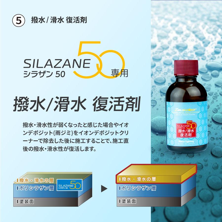 10%OFFでお得 【パーフェクトセット】ゼウスクリア シラザン50 Lサイズ 下地処理からアフターケアまで 全てが揃った豪華セット｜zweb-store｜09