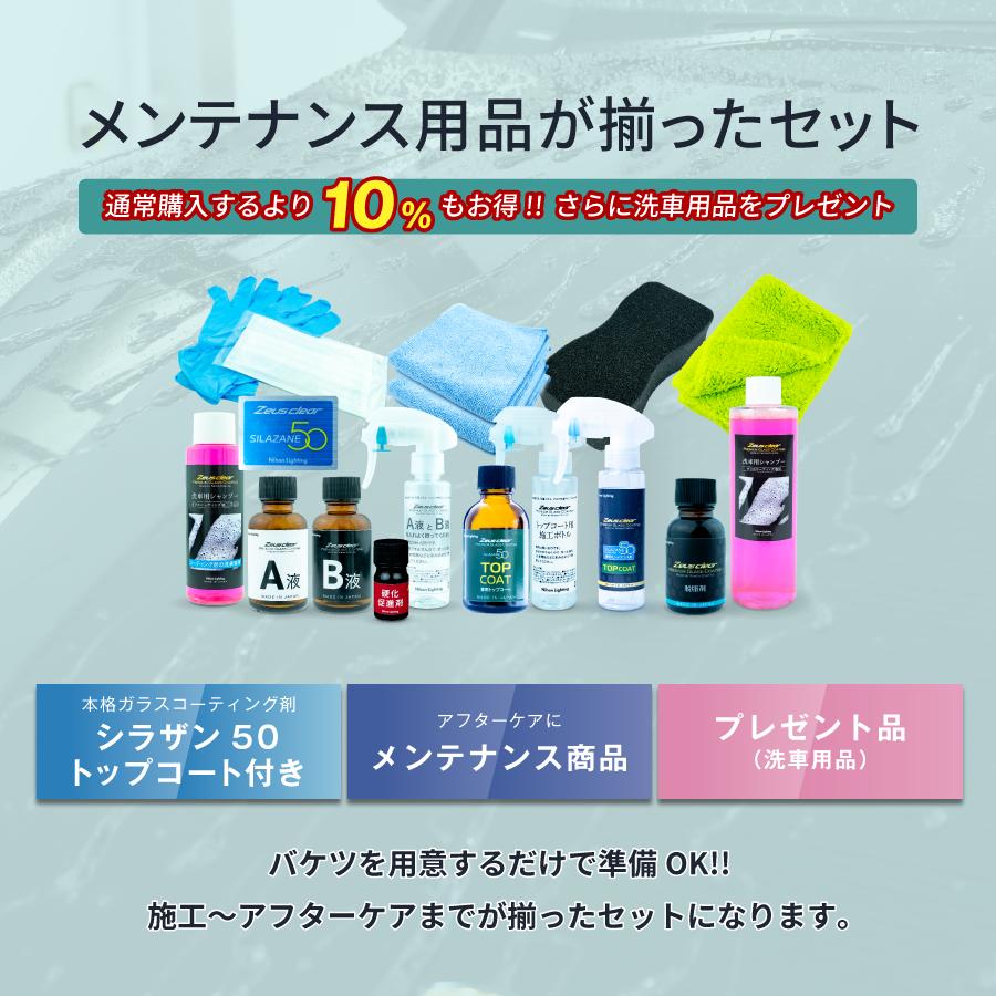 10%OFFでお得 【メンテナンスセット トップコート付】ゼウスクリア