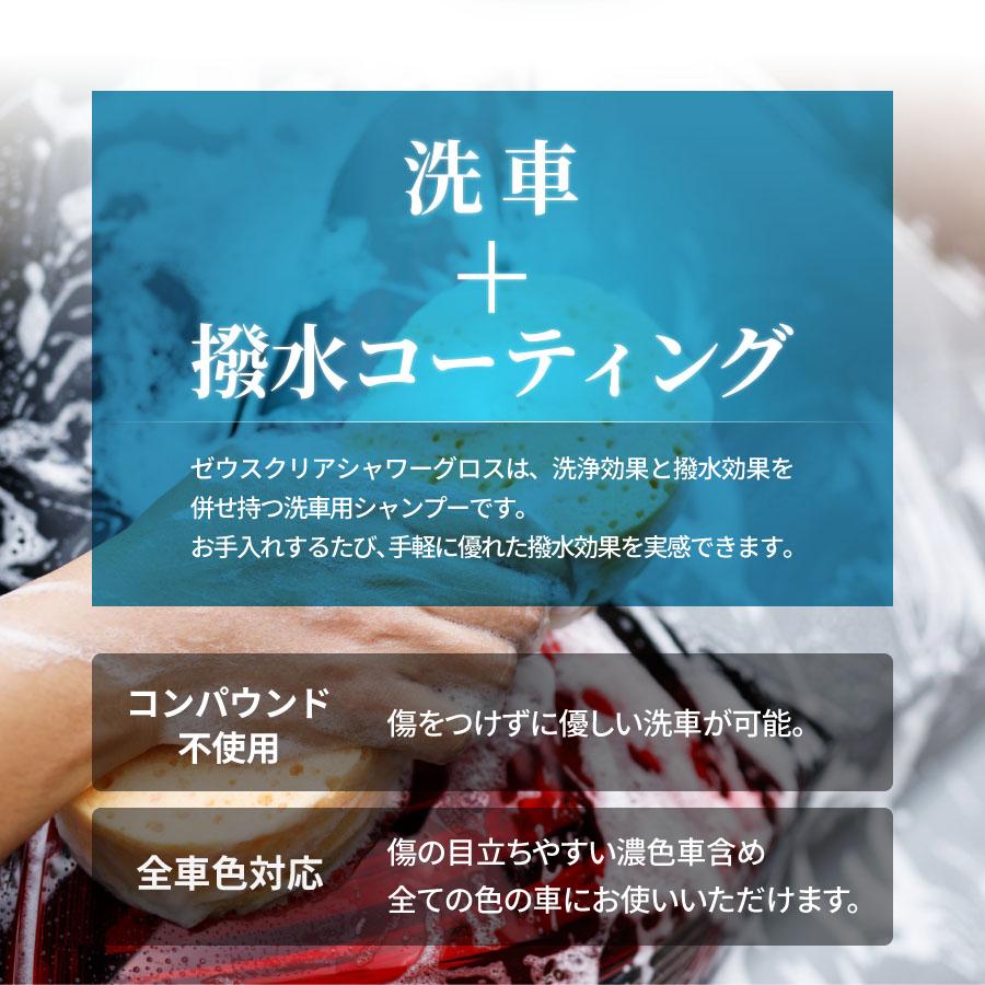 【撥水シャンプー】ゼウスクリア シャワーグロス | Zeus clear | 02