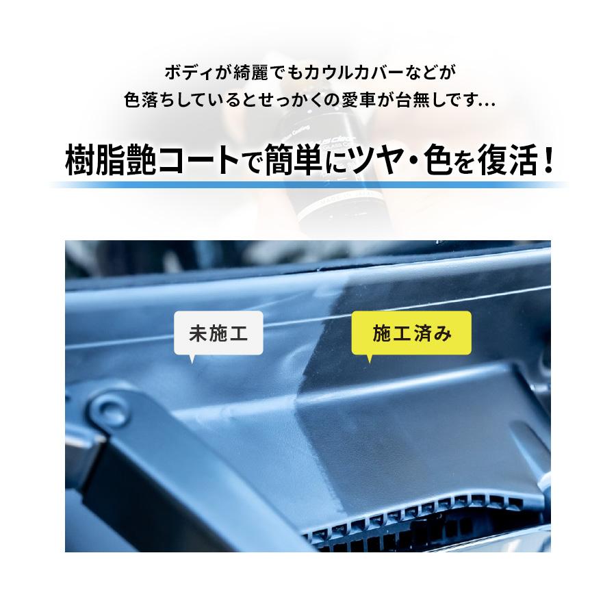 Zeus clear 【プロが認めた】樹脂艶コート 未塗装樹脂 色落ちした樹脂