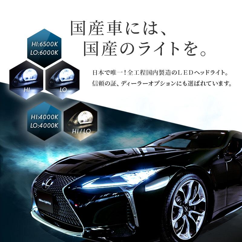 日本ライティング ハイスペックモデル H4 LEDヘッドランプ WL004 2年保証】日本ライティング LEDヘッドライト H4 ハイスペック