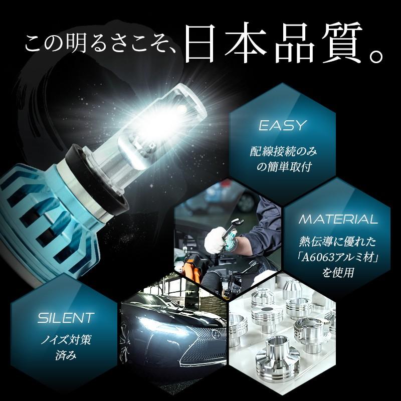 【2年保証】日本ライティング LEDヘッドライト＆フォグランプ ハイスペックモデル H8/H9/H11/H16 日本製 車検対応 6400ルーメン 6500K 国産｜zweb-store｜09